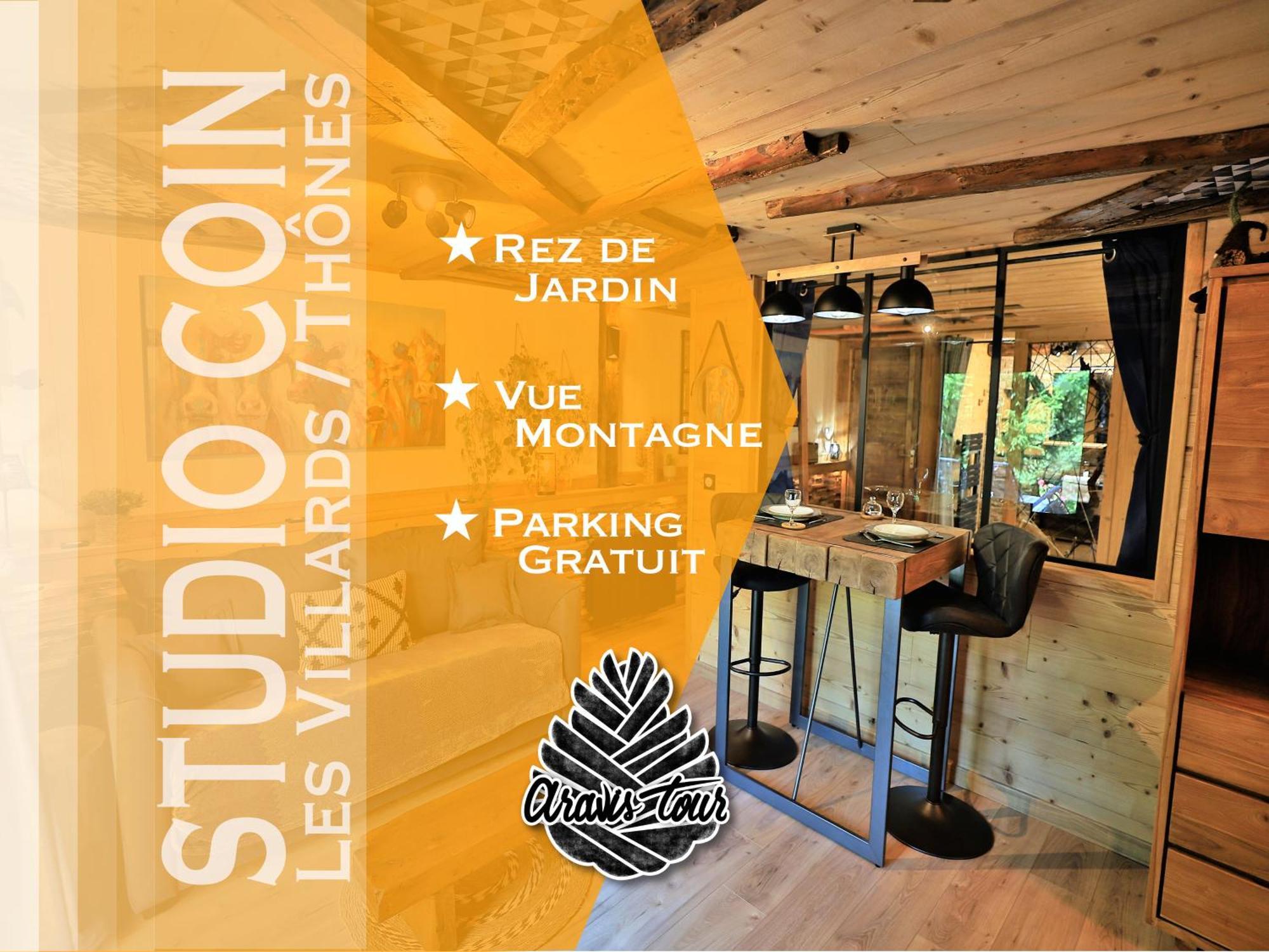 Studio Du Coin - Vue Montagne, Au Calme, Terrasse - Aravistour Les Villards-sur-Thônes Екстериор снимка